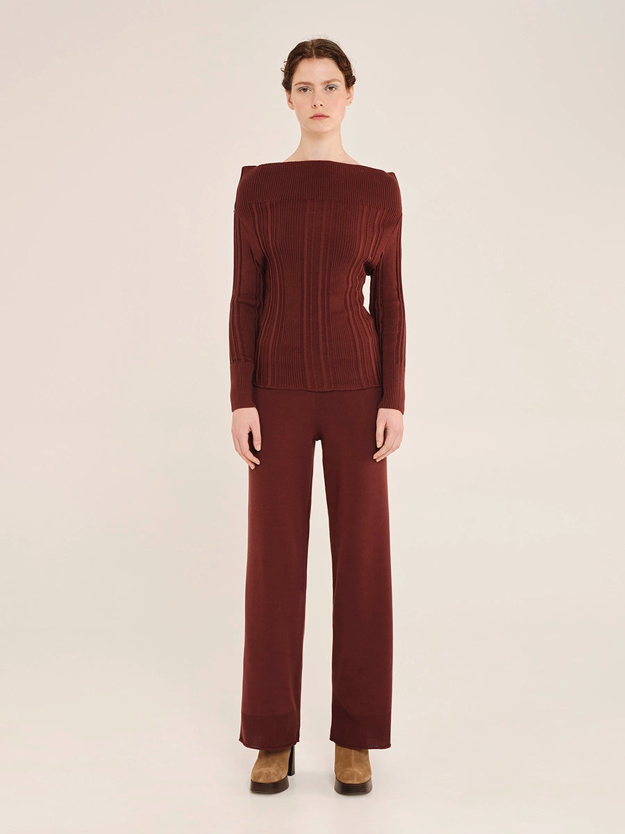 Knit Long Sleeve Top with high Neck – Winter Archetypes W25226