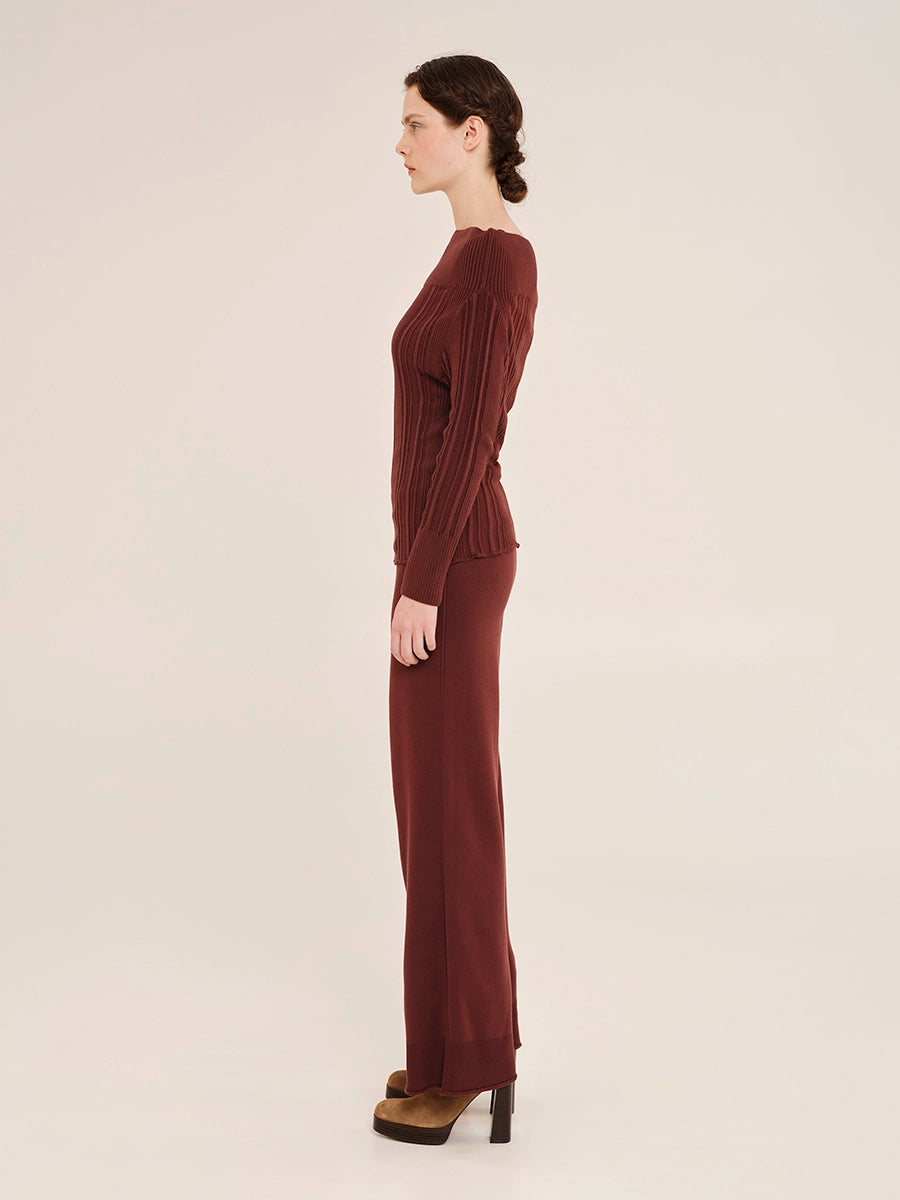 Knit Long Sleeve Top with high Neck – Winter Archetypes W25226