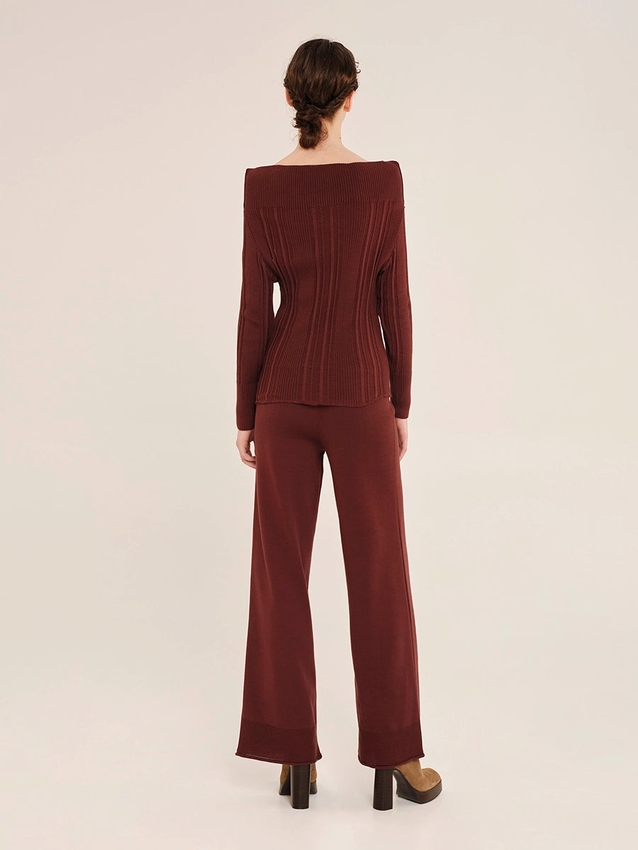 Knit Long Sleeve Top with high Neck – Winter Archetypes W25226