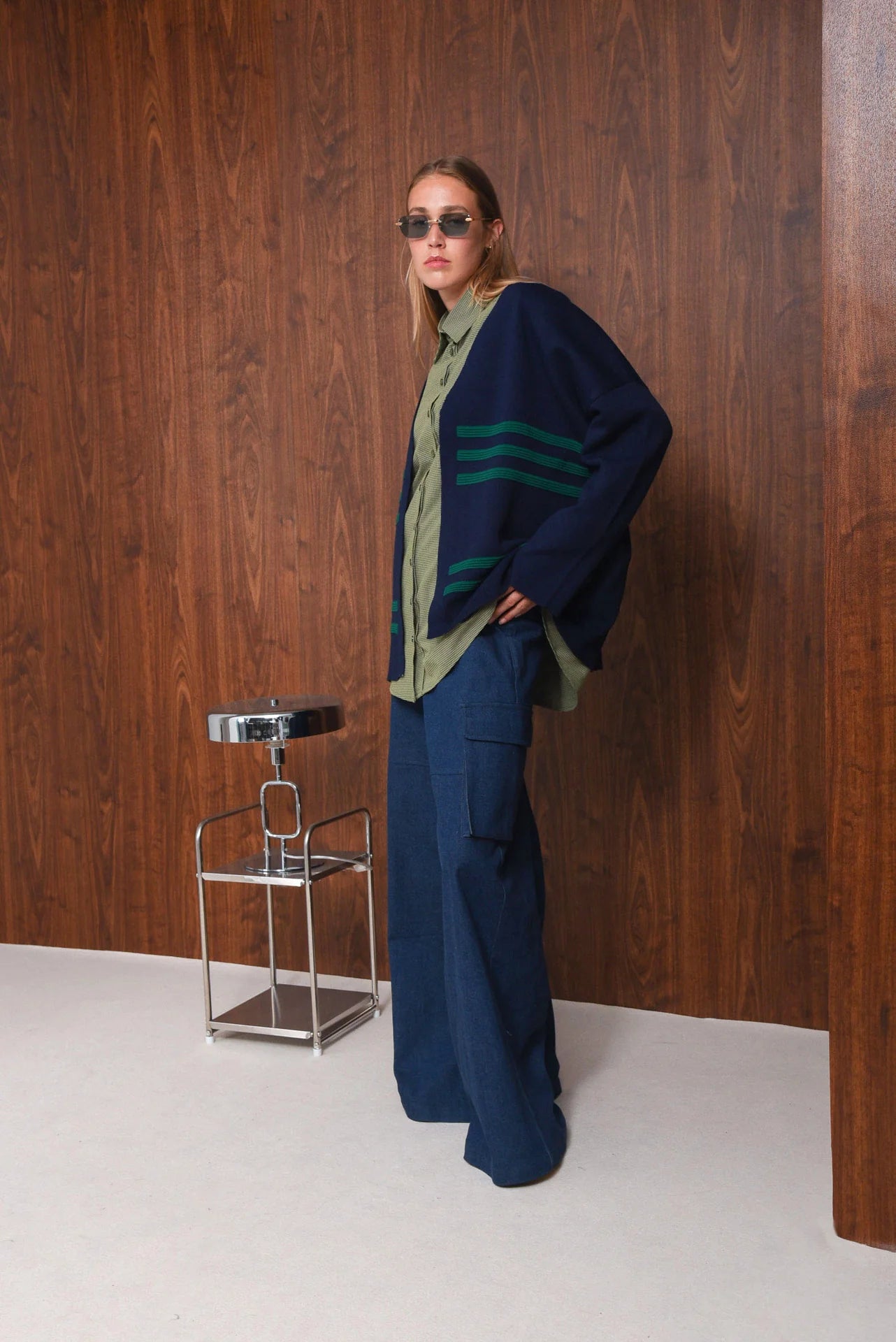 LOUD SOUL CARDIGAN BLUE