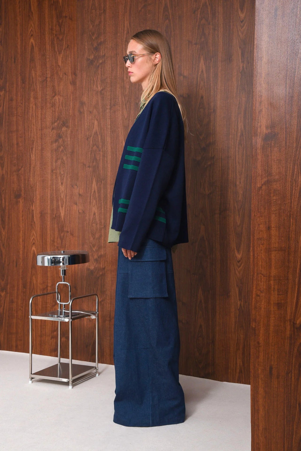 LOUD SOUL CARDIGAN BLUE