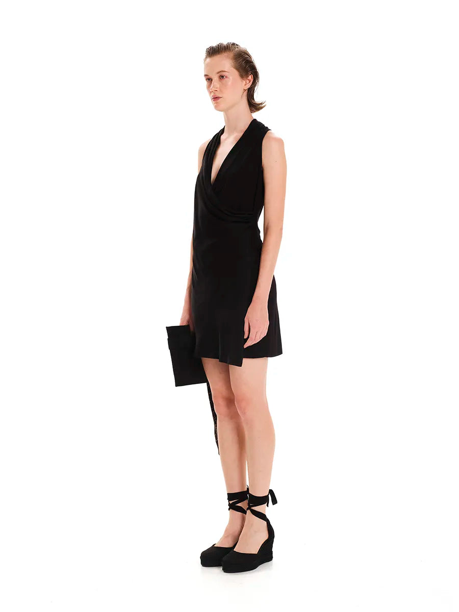 Wrap Top with Draped Neckline – Opal