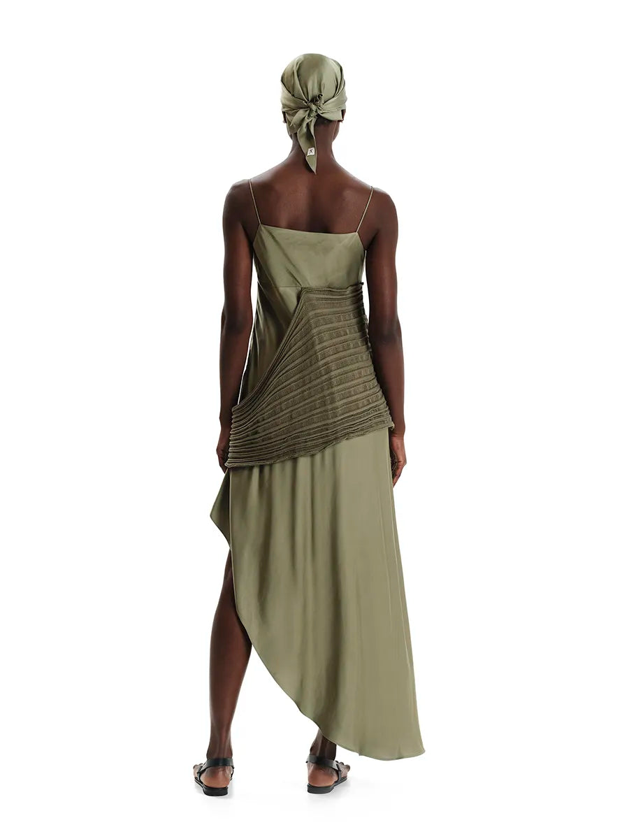 Asymmetrical Dress with Panel – The Time Is Now