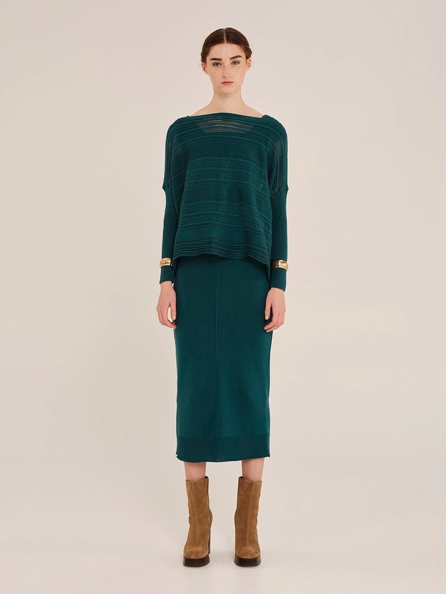 Knit Long Sleeve Oversized Top – Winter Archetypes W25219