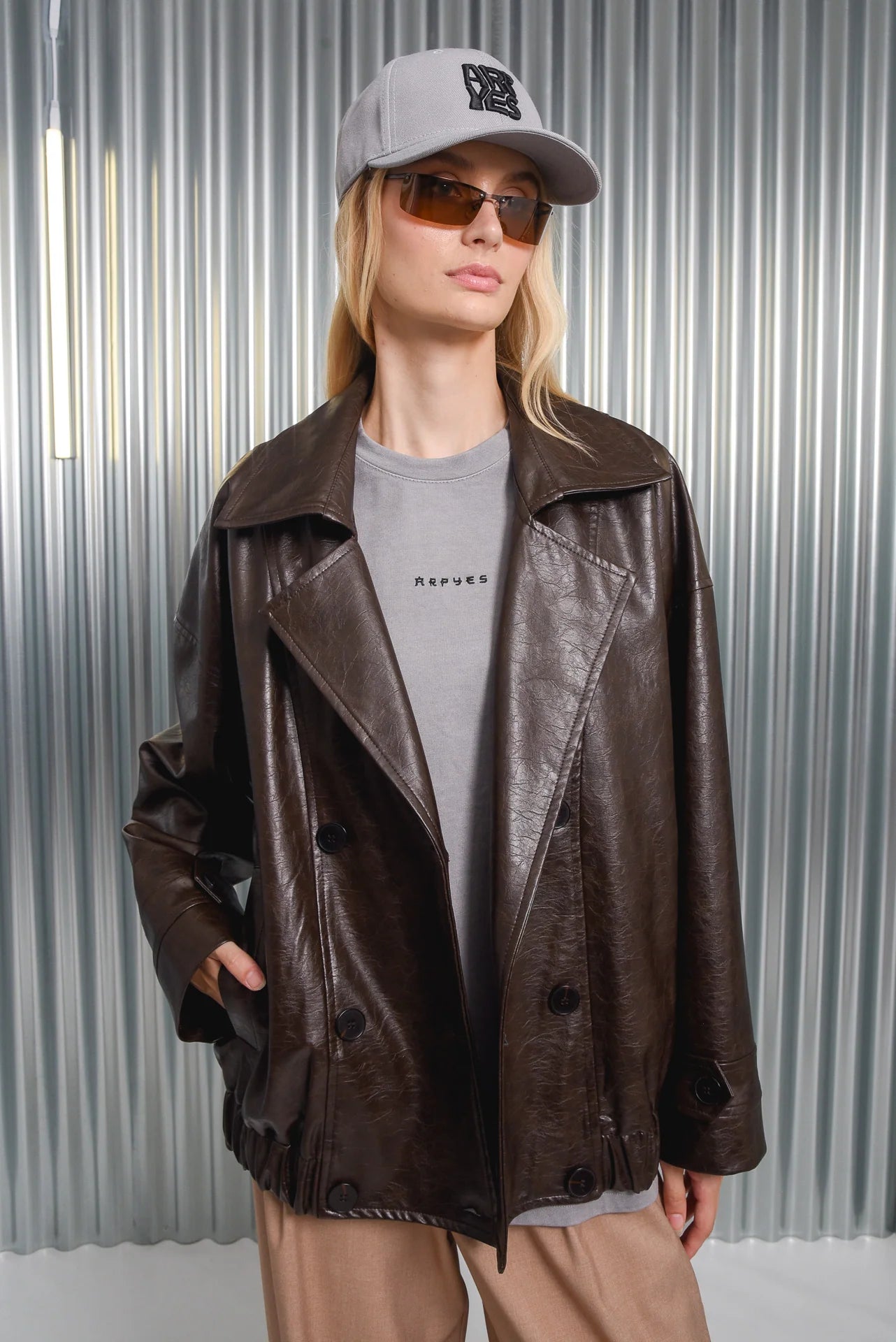HEBI JACKET BROWN