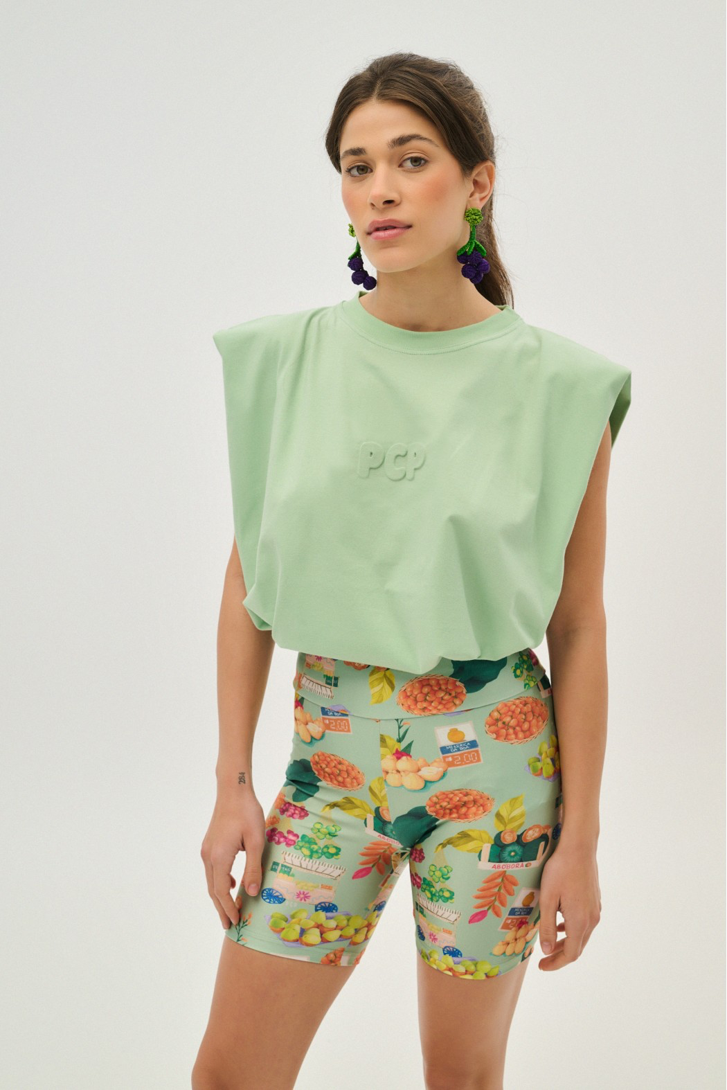 WOMAN SLEEVELESS - BUBBLE PISTACHIO