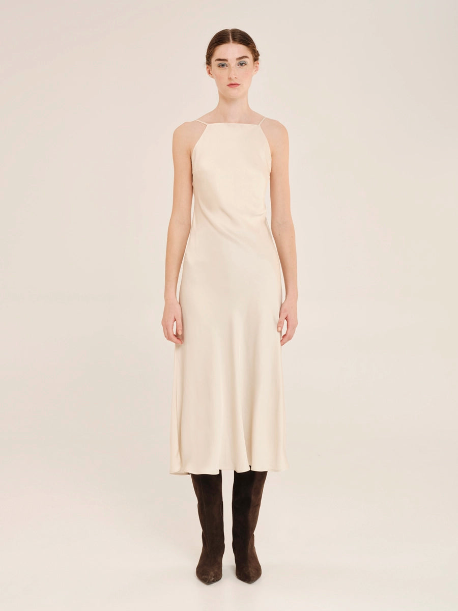 Midi Sleeveless Dress – Sleekness W25348