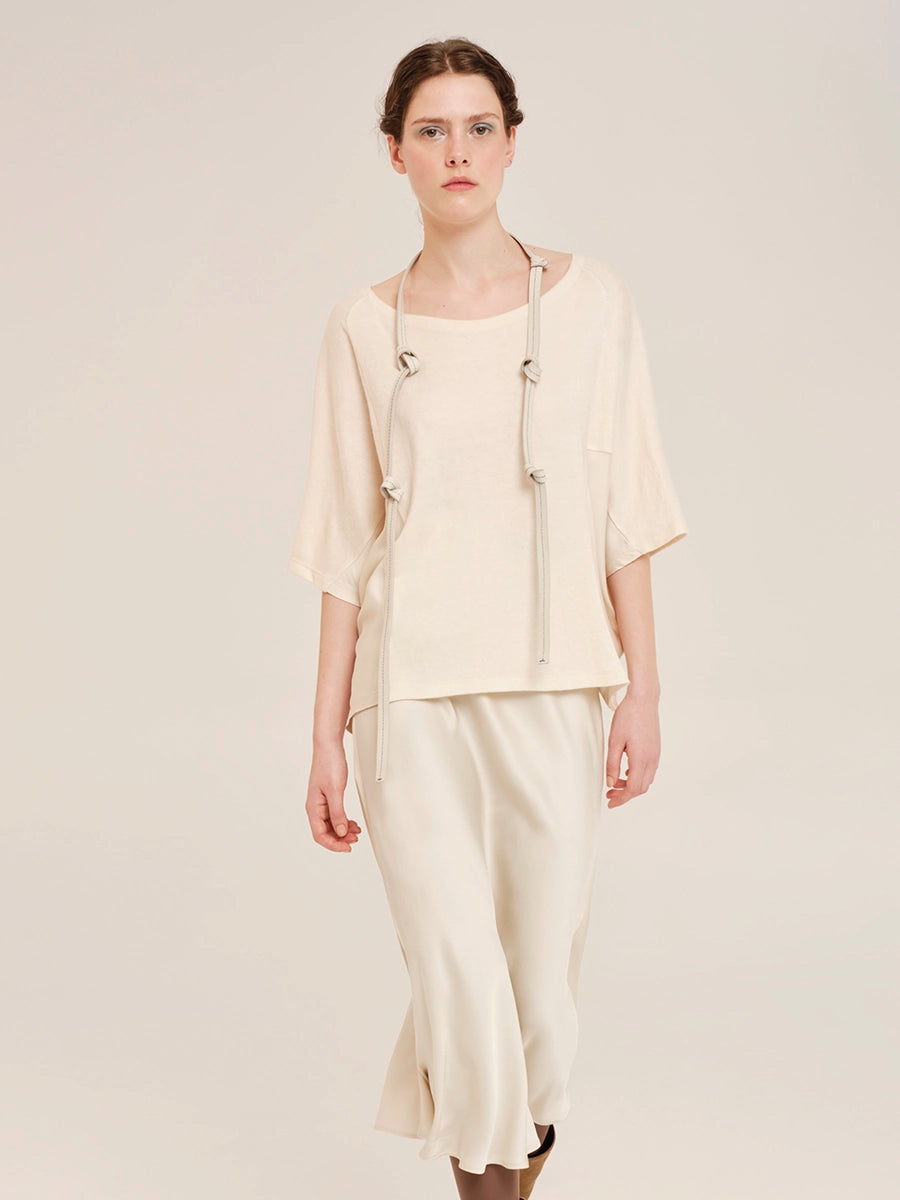 Midi Skirt with Satin Details – Juxtaposition W25277