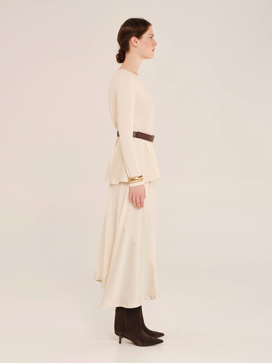 Long sleeve Blouse with Satin Details – Juxtaposition W25276