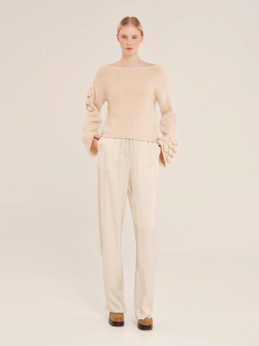 Knitted Long Sleeve Blouse – Sensitive Hug W25412