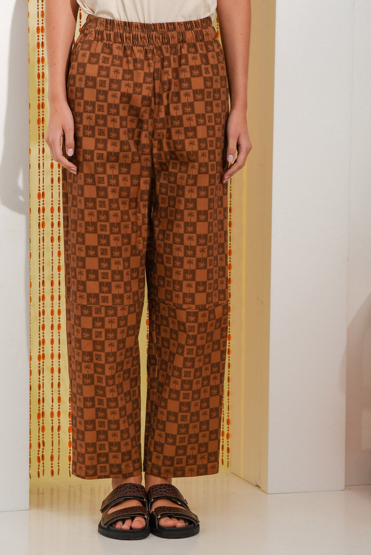 PALM RUM PANTS BROWN