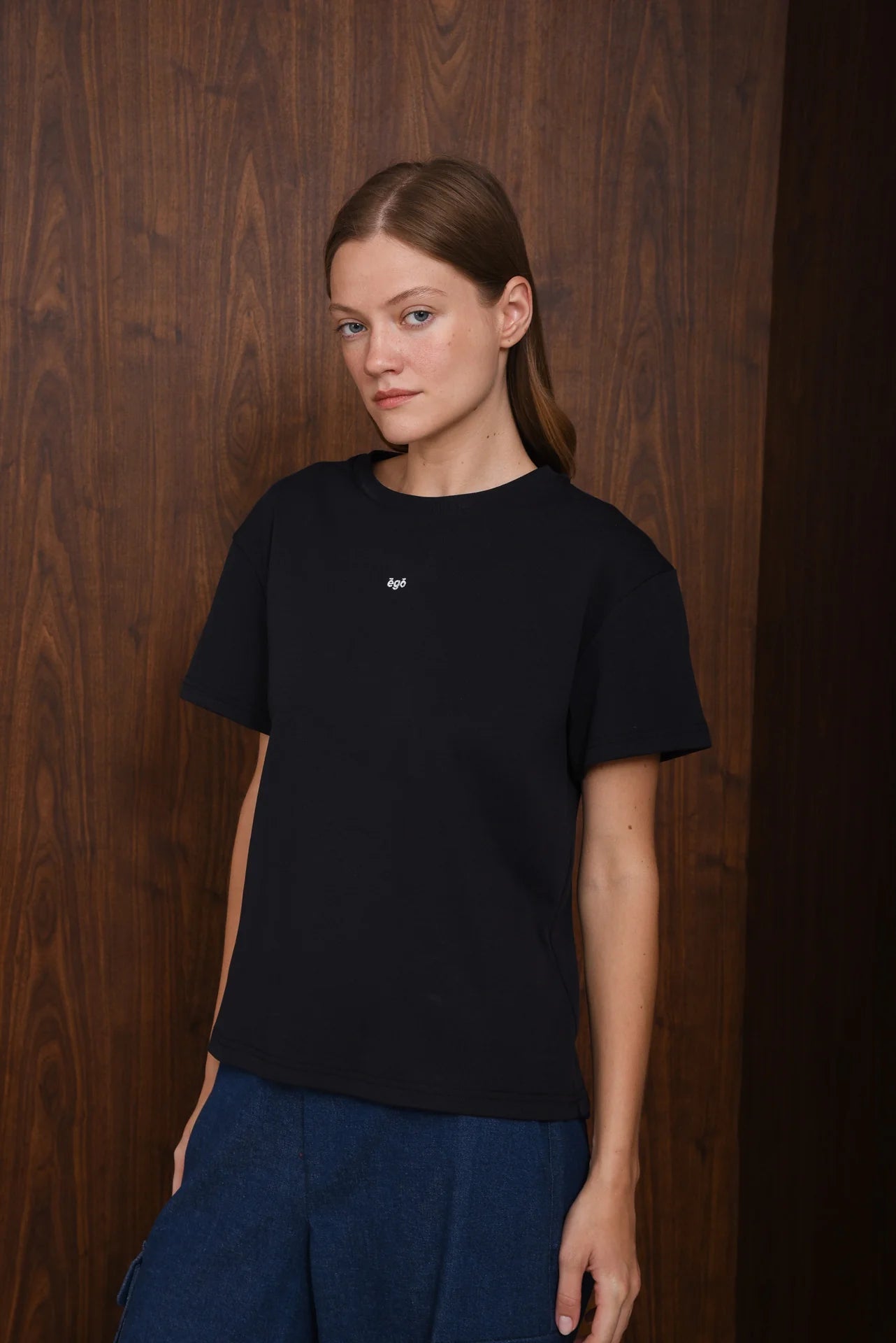 UNTOUCH TEE BLUE-BLACK