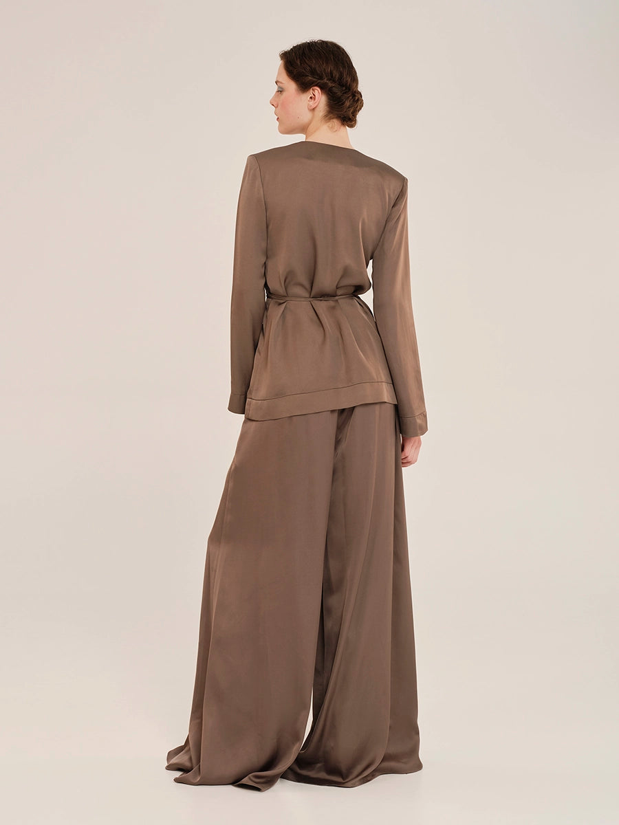 Longsleeve Wrap Top – Sleekness W25352