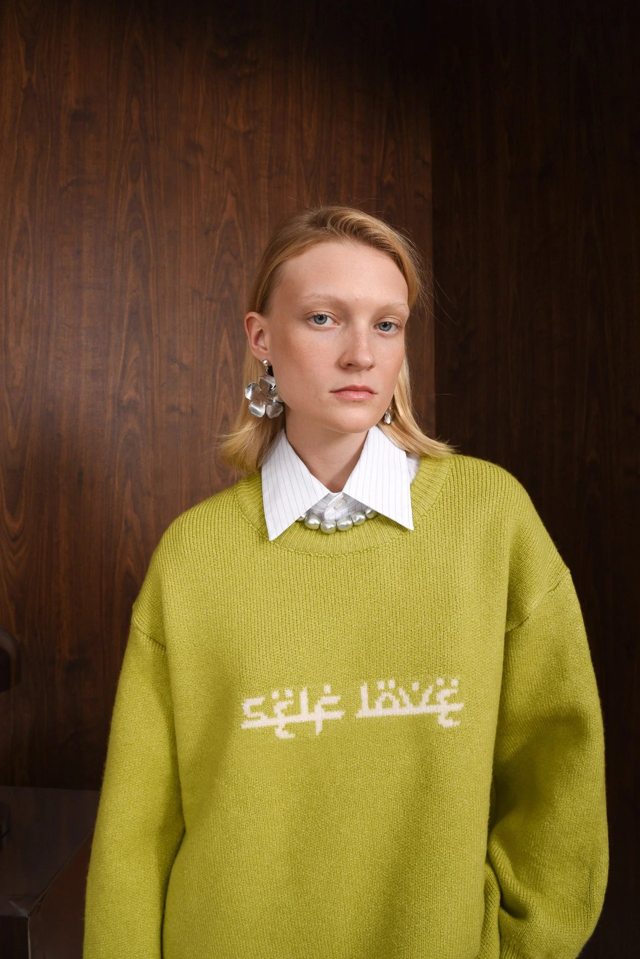 SELF LOVE PULLOVER LIME