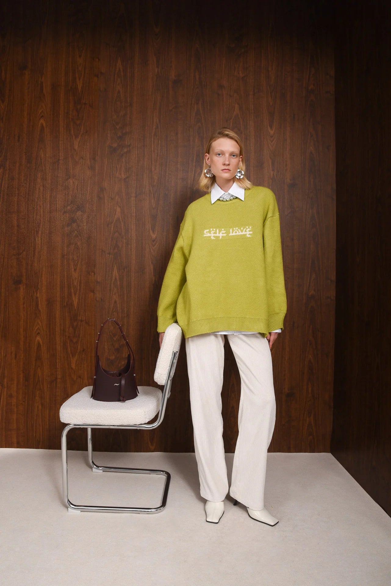 SELF LOVE PULLOVER LIME