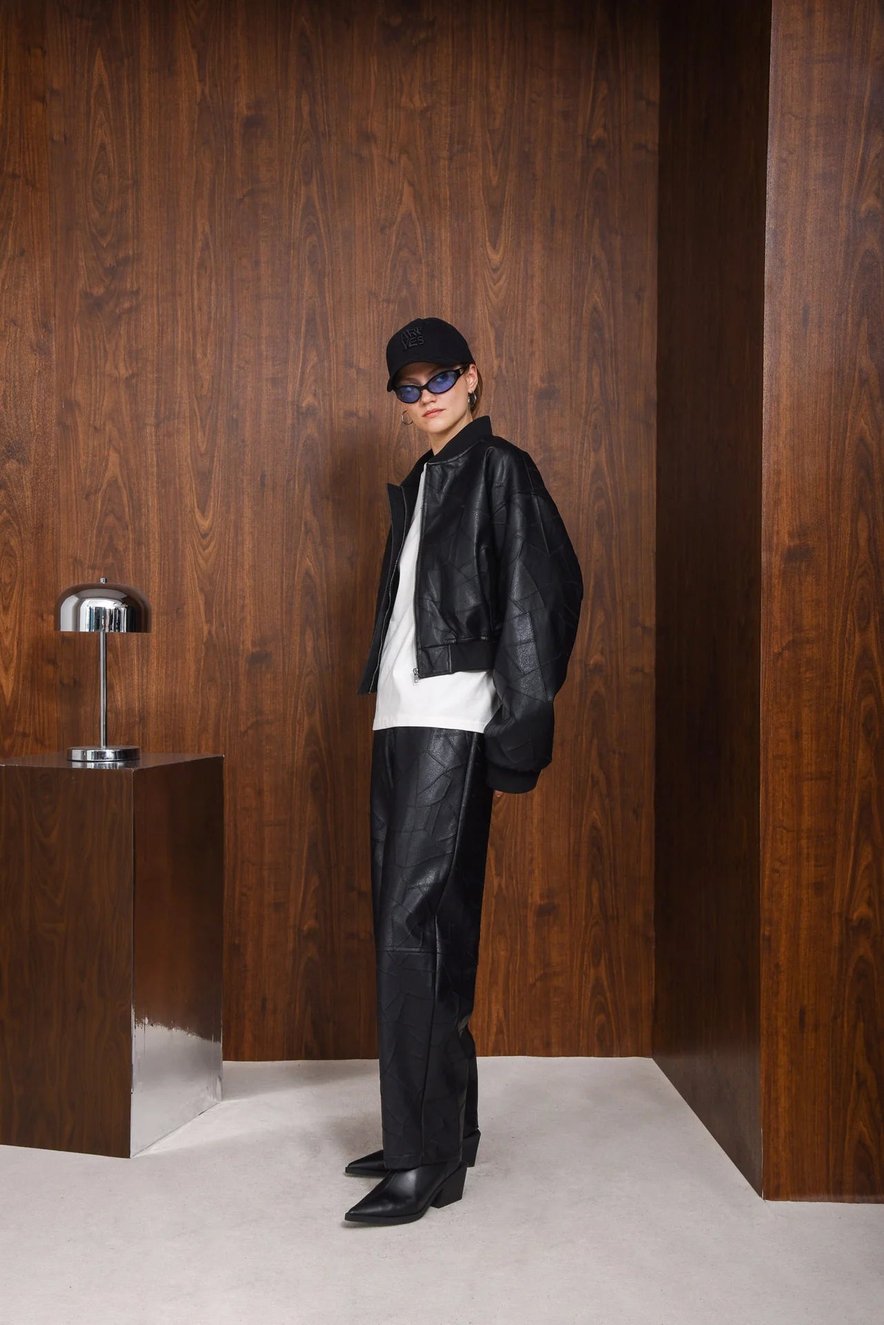 IDENTITY FAUX LEATHER PANTS