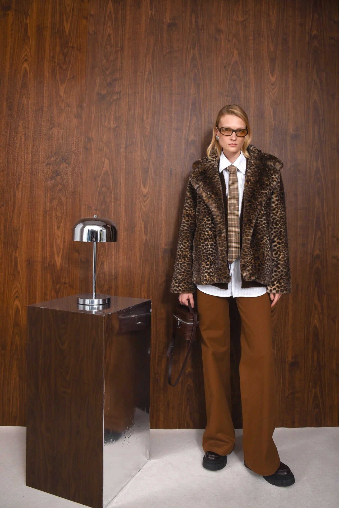 IT'S COMPLICATED FAUX FUR LEOPARD