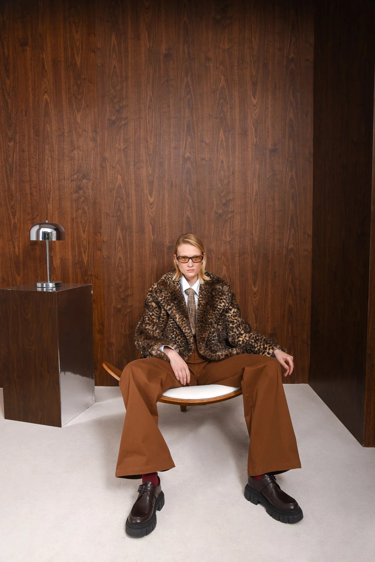 IT'S COMPLICATED FAUX FUR LEOPARD