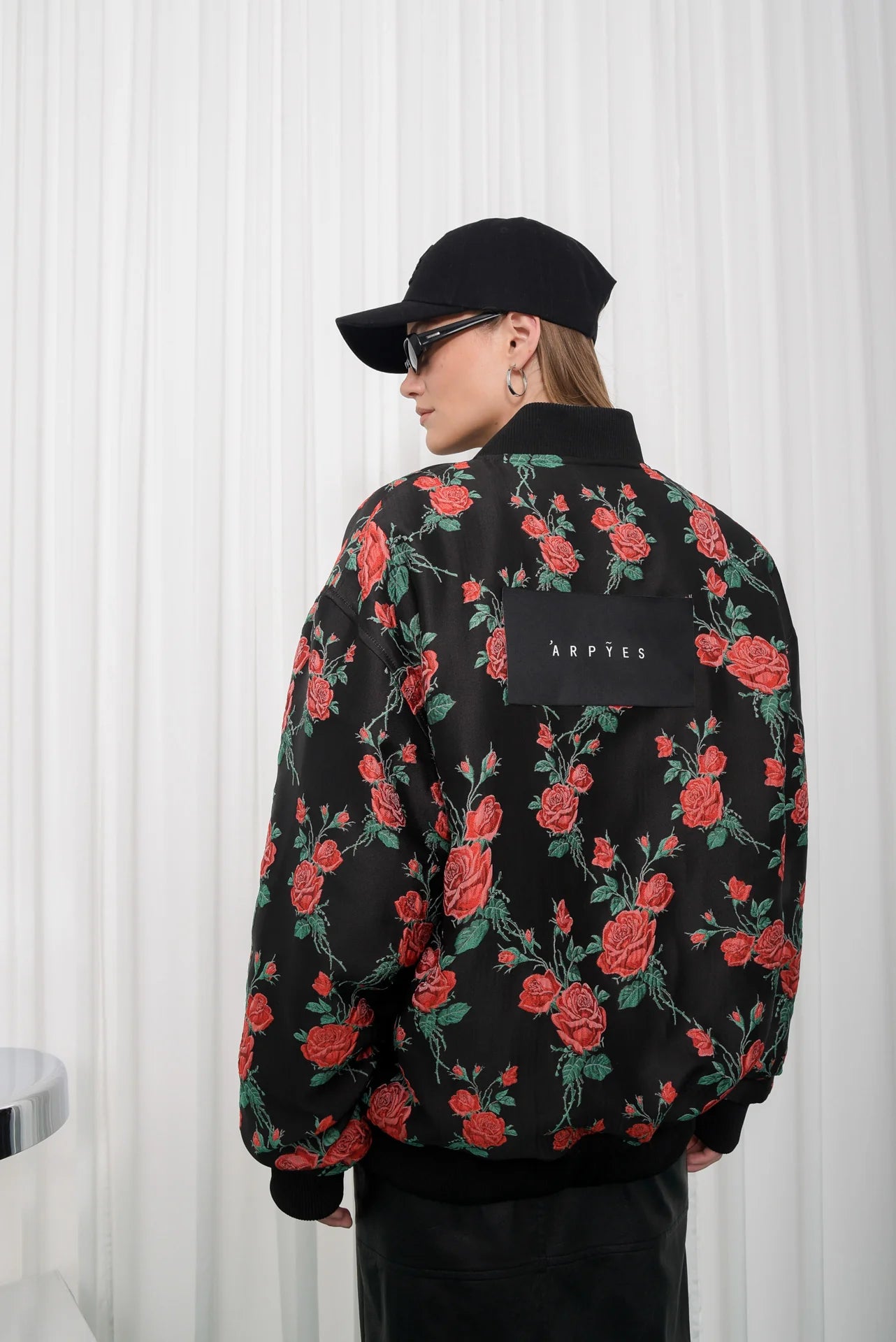 MORE OVERSIZED BOMBER JACKET RED