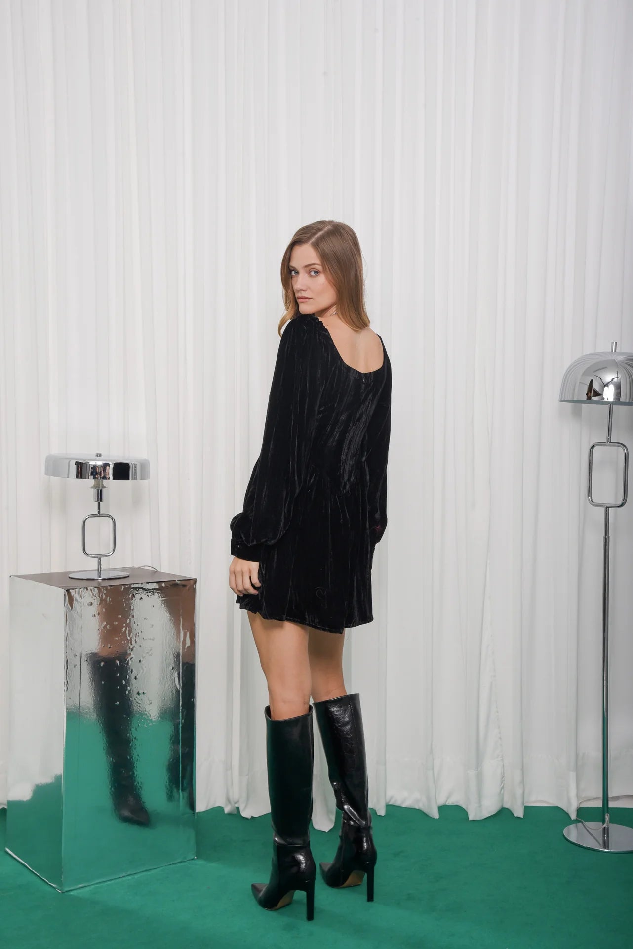 FEARLESS MINI DRESS BLACK