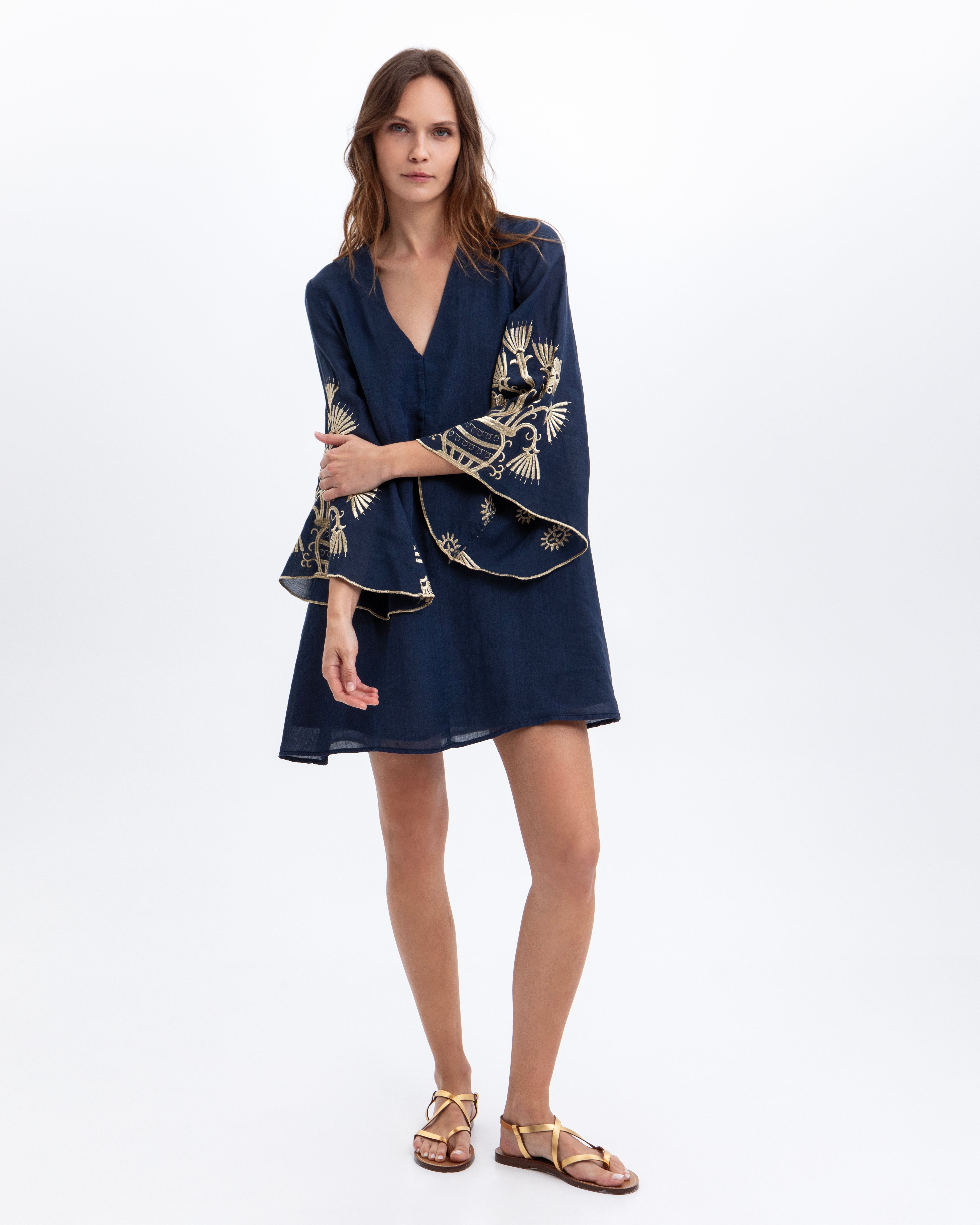 DRESS MINI CRETE BELL SLEEVE 4153184