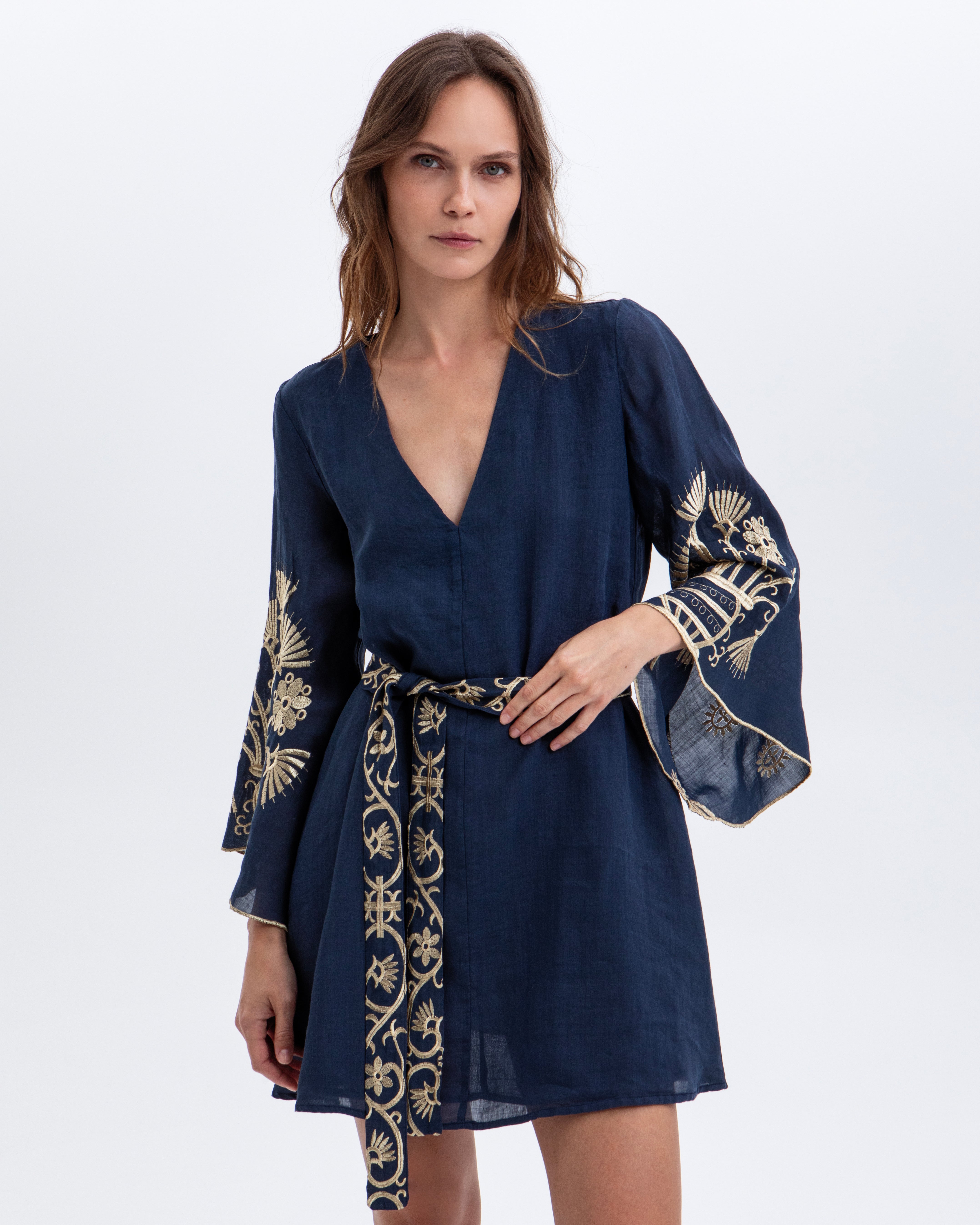 DRESS MINI CRETE BELL SLEEVE 4153184