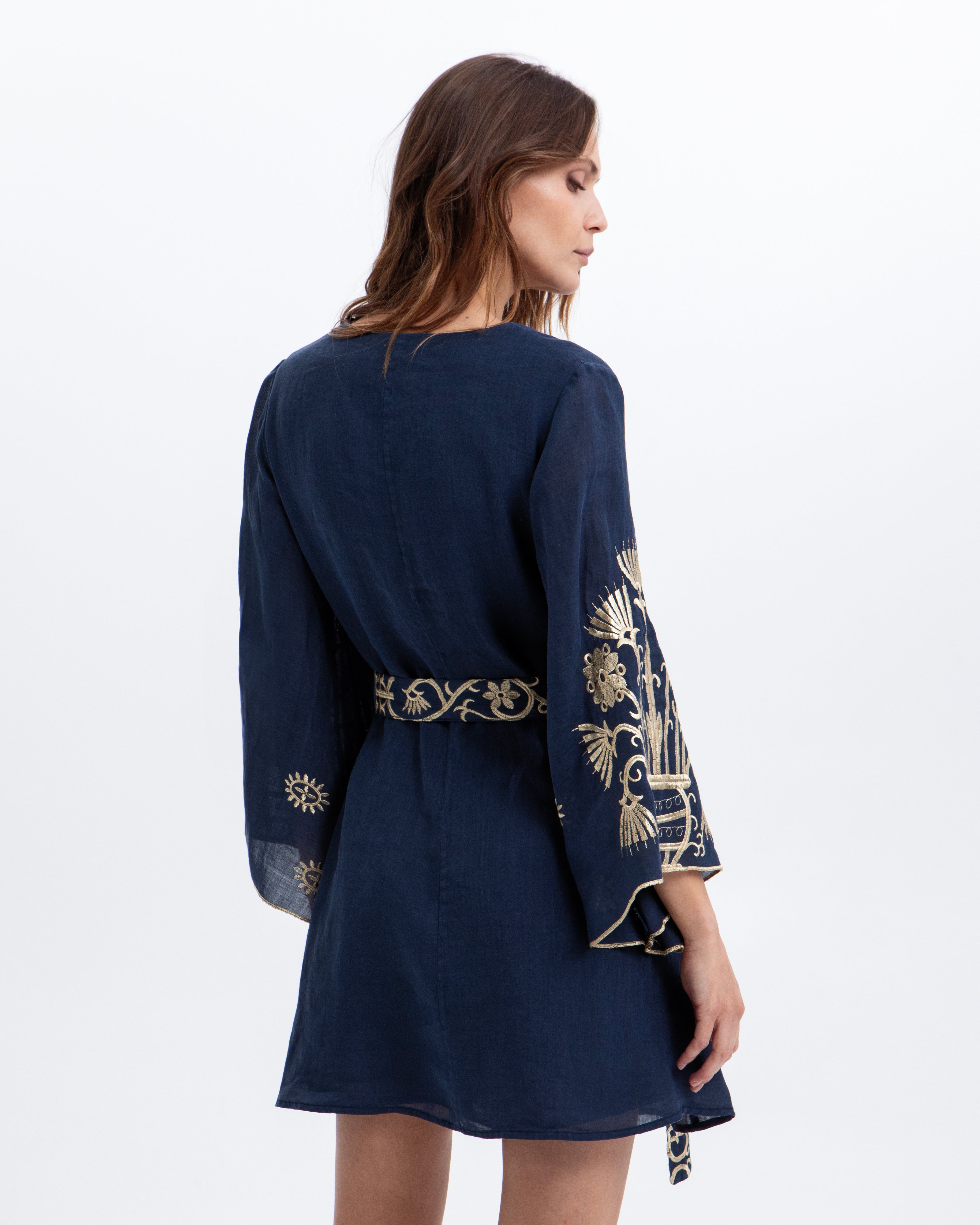 DRESS MINI CRETE BELL SLEEVE 4153184