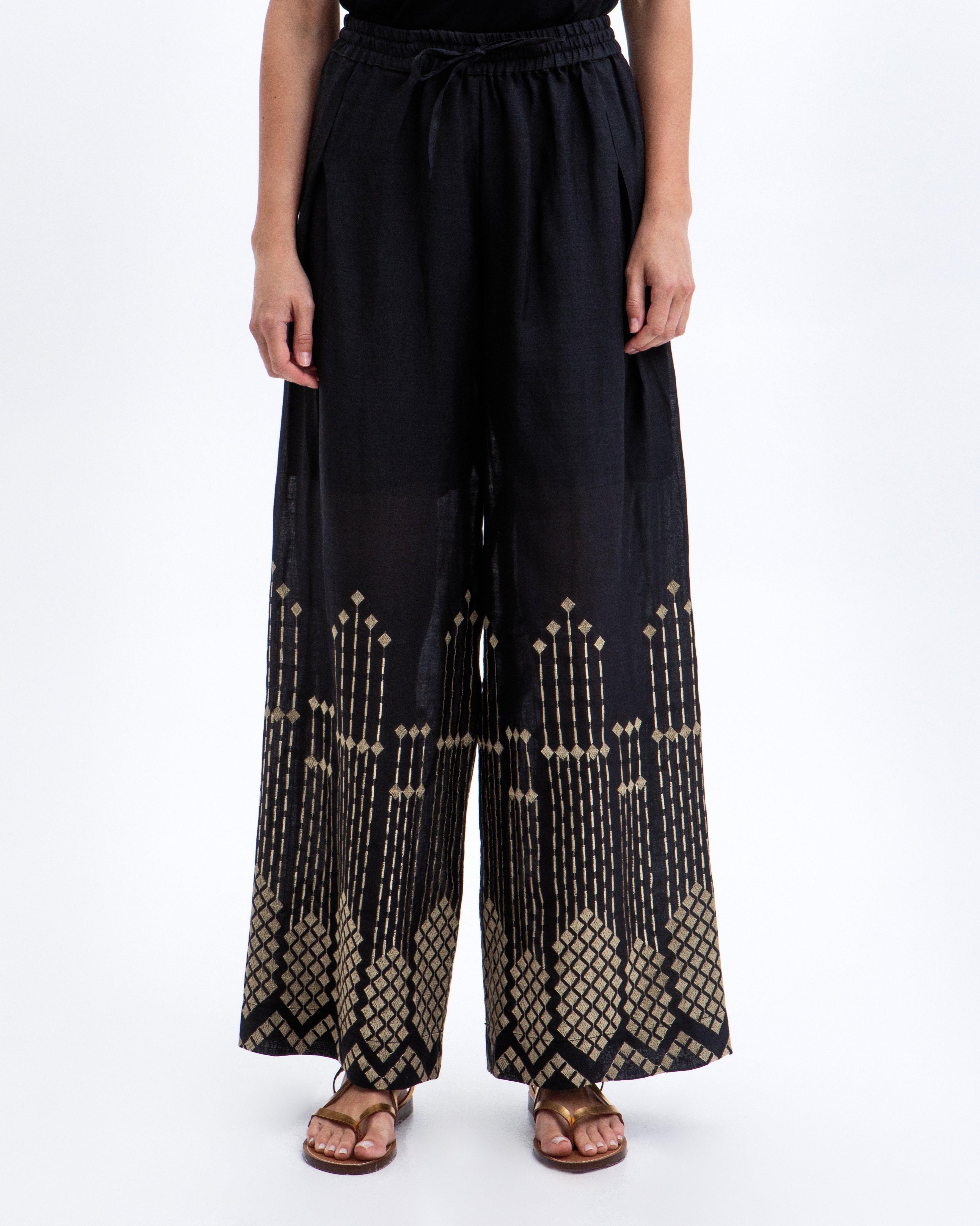 PANTS GRAPE LOOSE DRAWSTRING 4081083