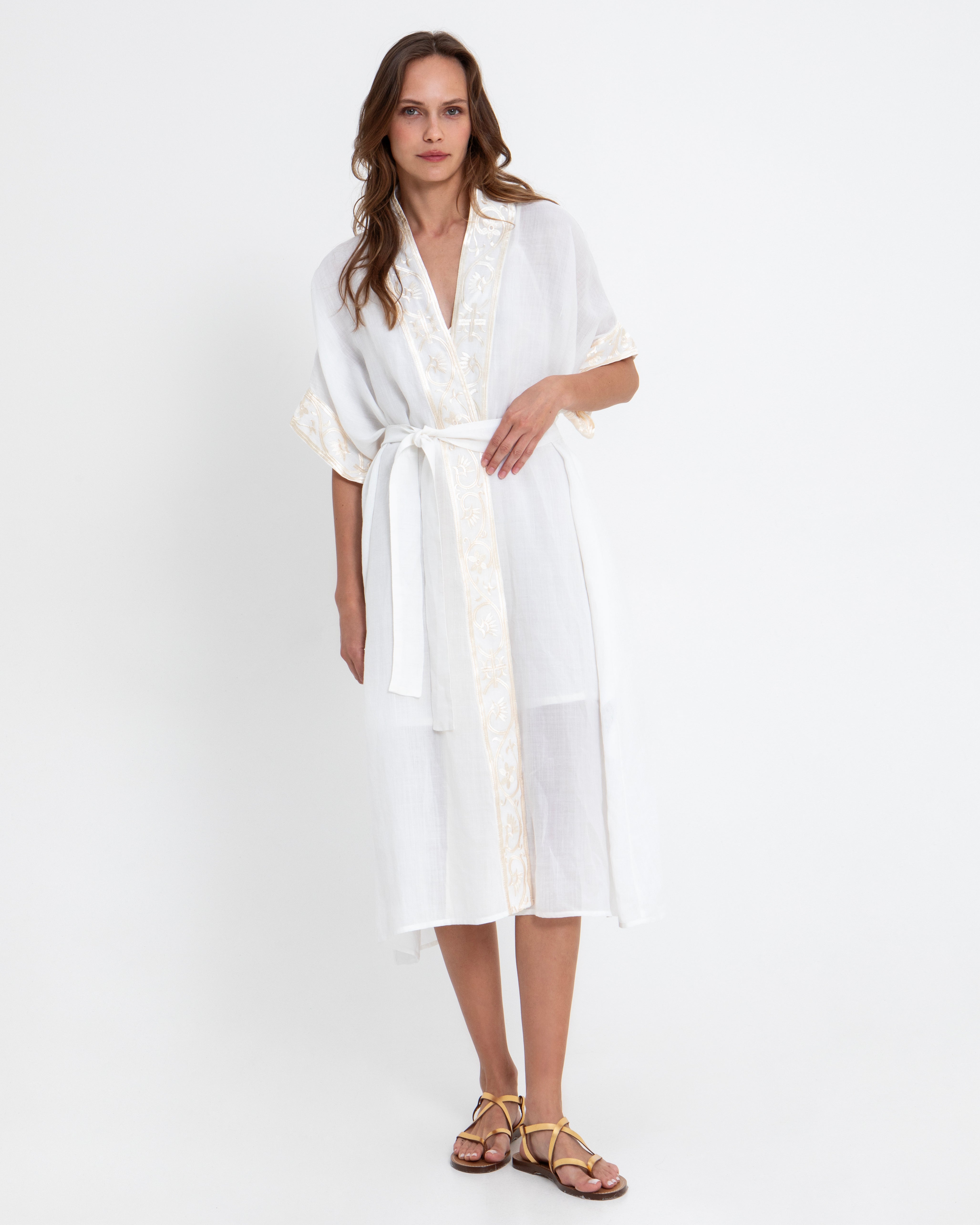 KIMONO MAXI CRETE 100% RAMIE 4156039