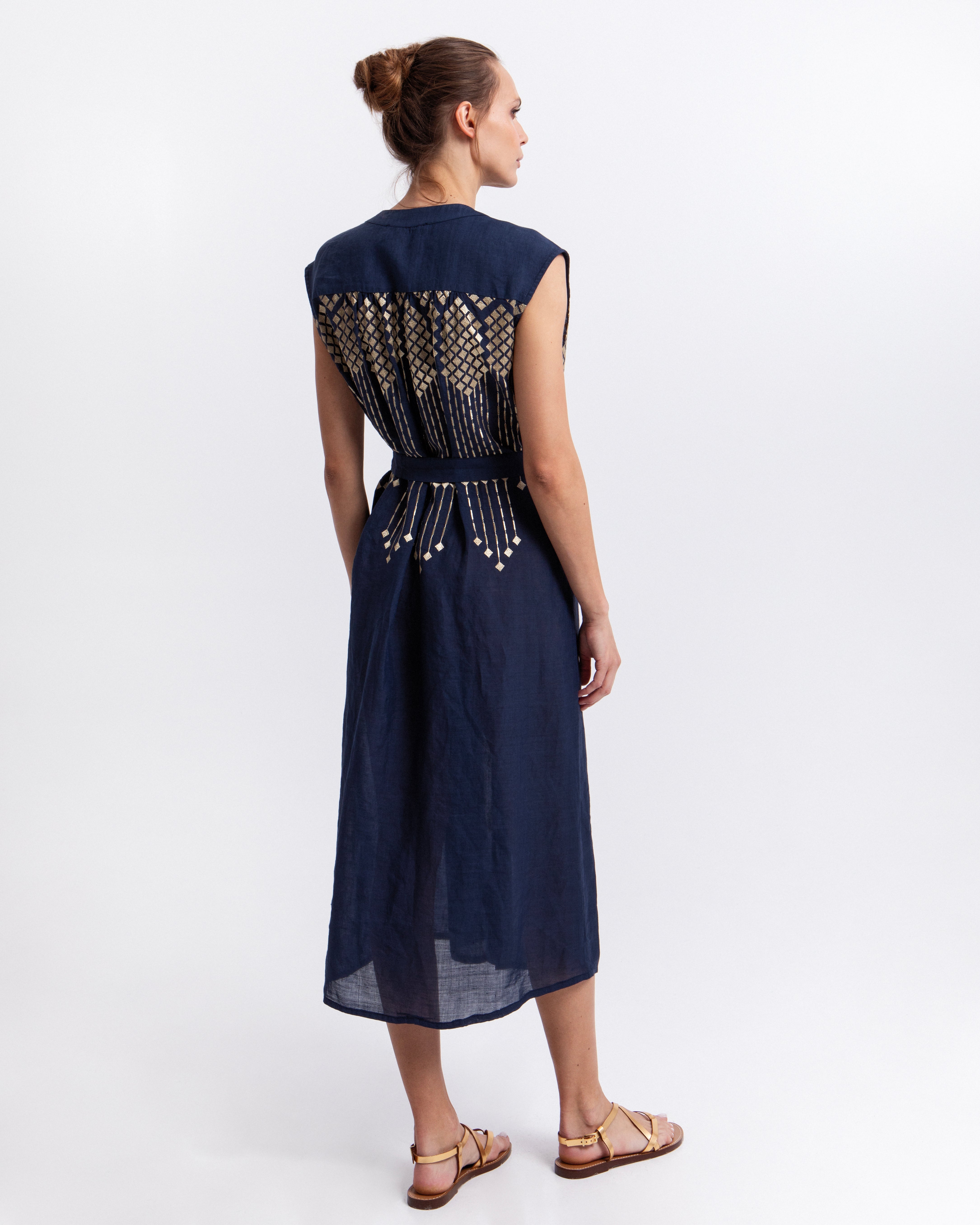 CHEMISIER LONG GRAPE SLEEVELESS 4083196