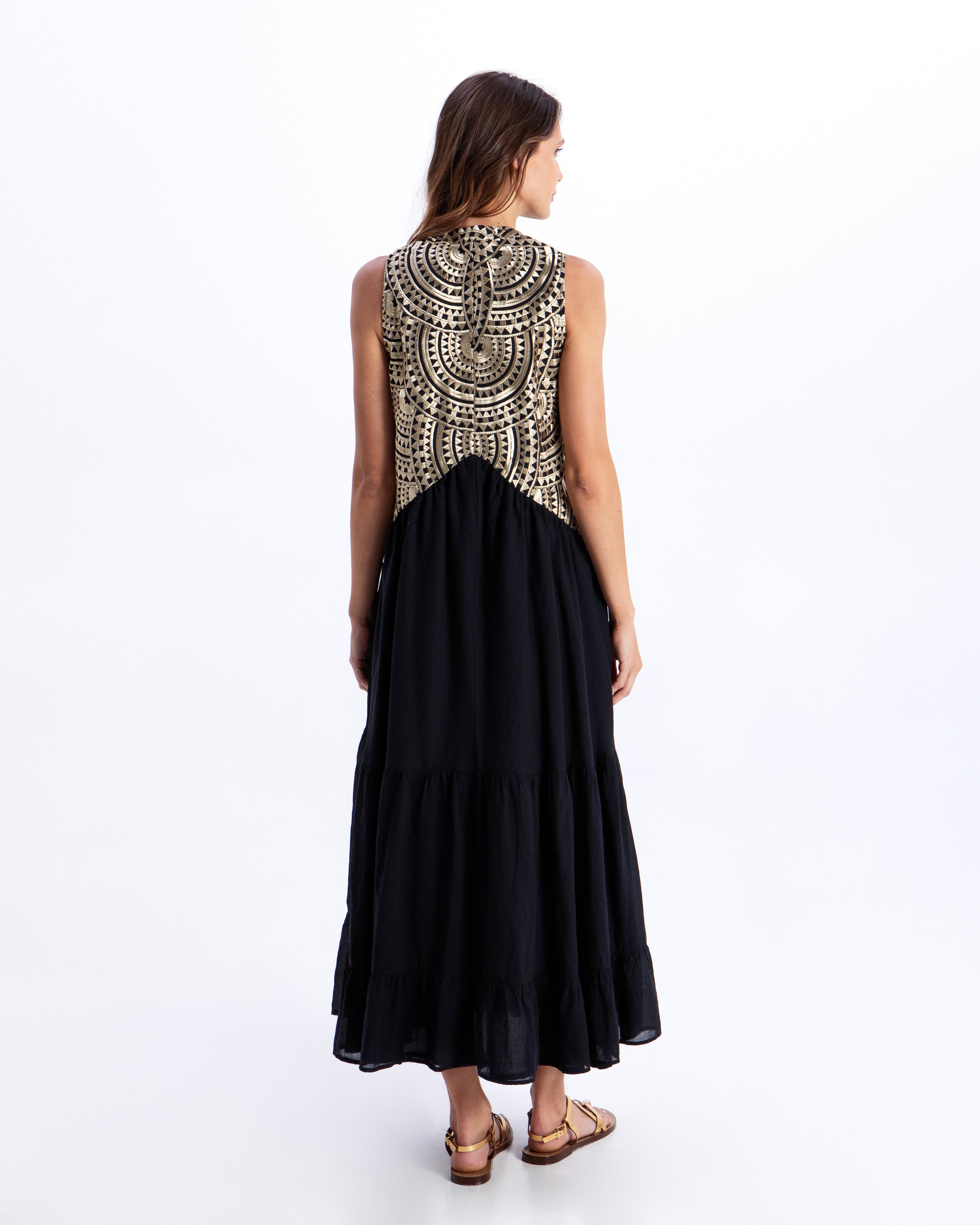 DRESS LONG NEW TRIANGLE SLEEVELESS 3113107
