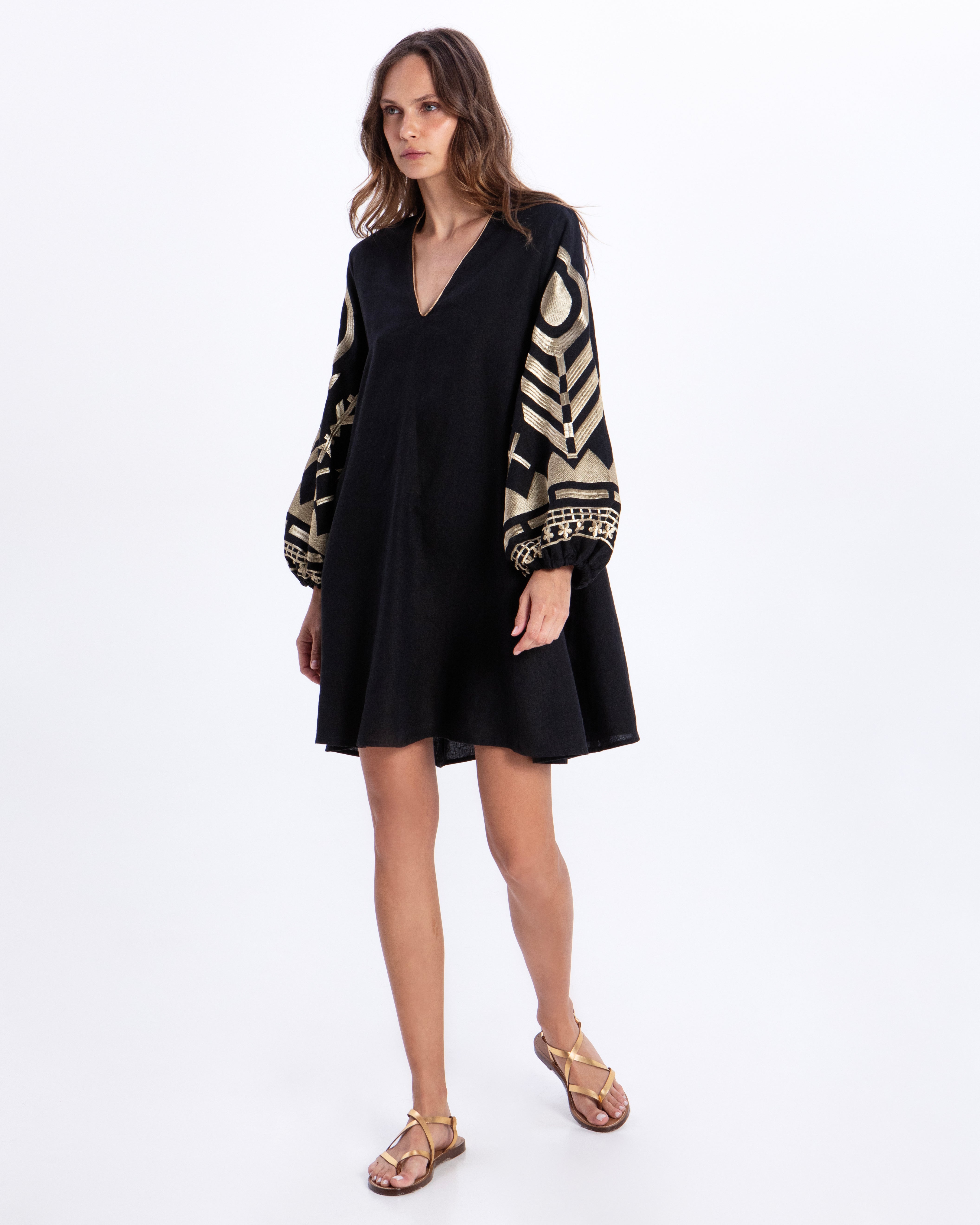 Dress Mini Feather (Black/Gold) 2133210