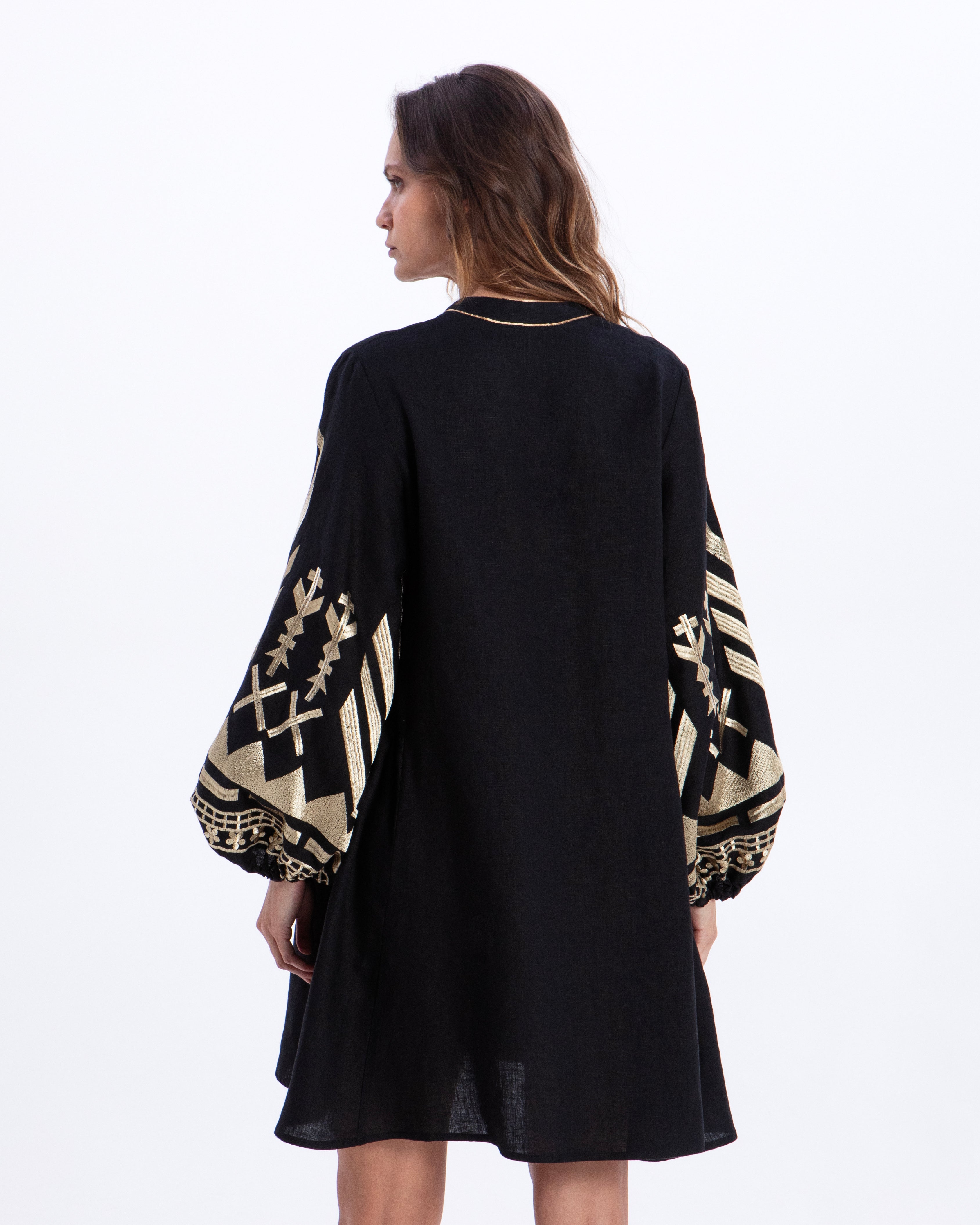 Dress Mini Feather (Black/Gold) 2133210