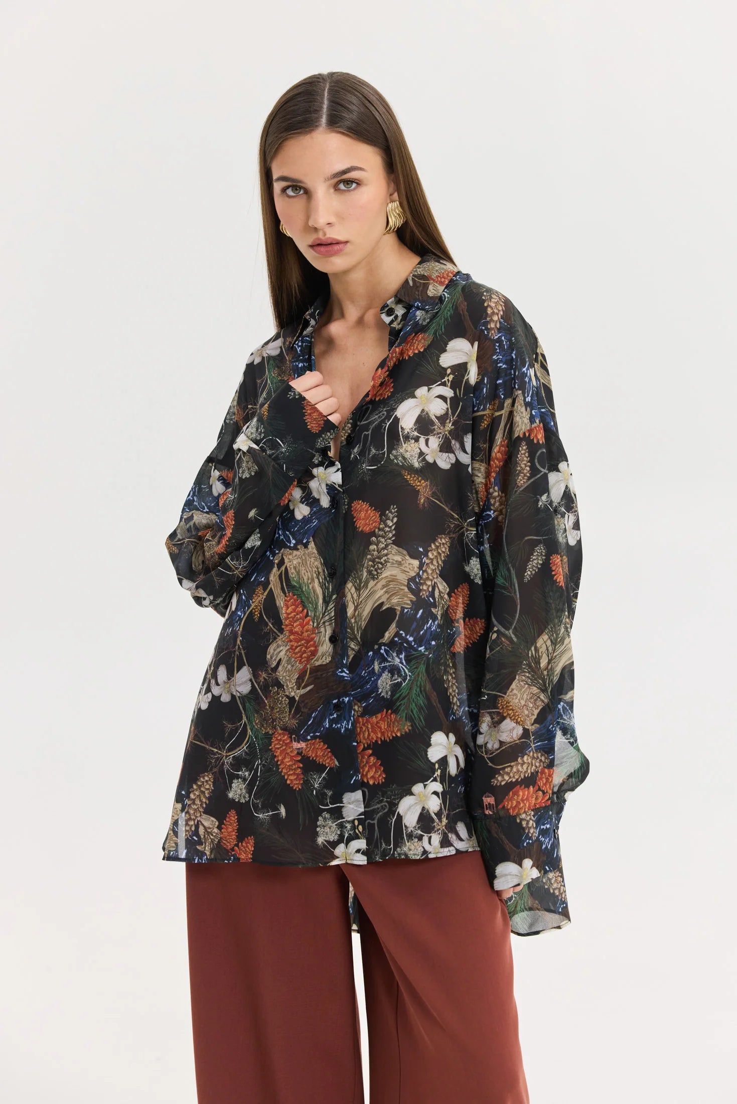 Heather Shirt (Dark Blue)