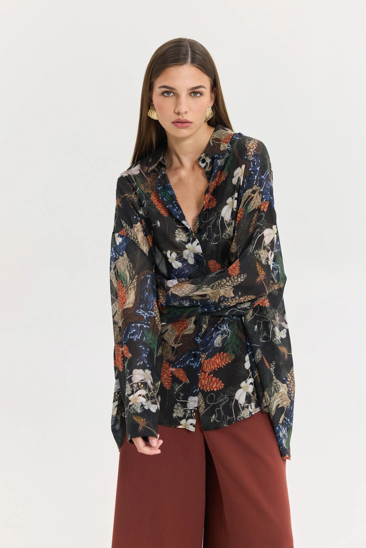 Heather Shirt (Dark Blue)