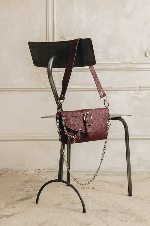 "Lovesong" shoulder bag, cherry