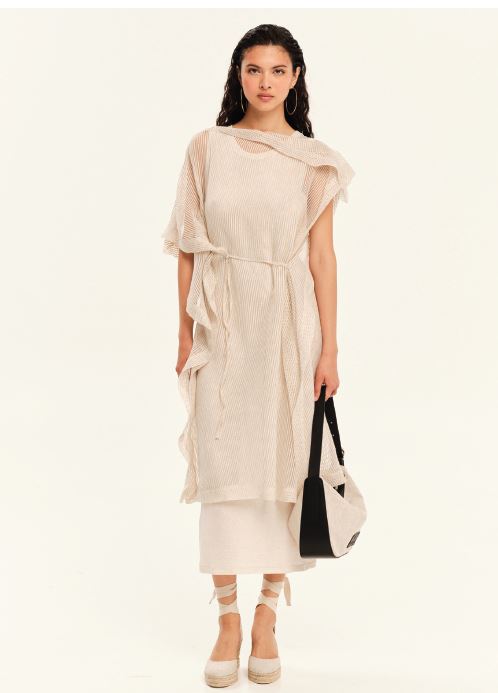 S26364 CUBIST EFFECT PANEL DRESS