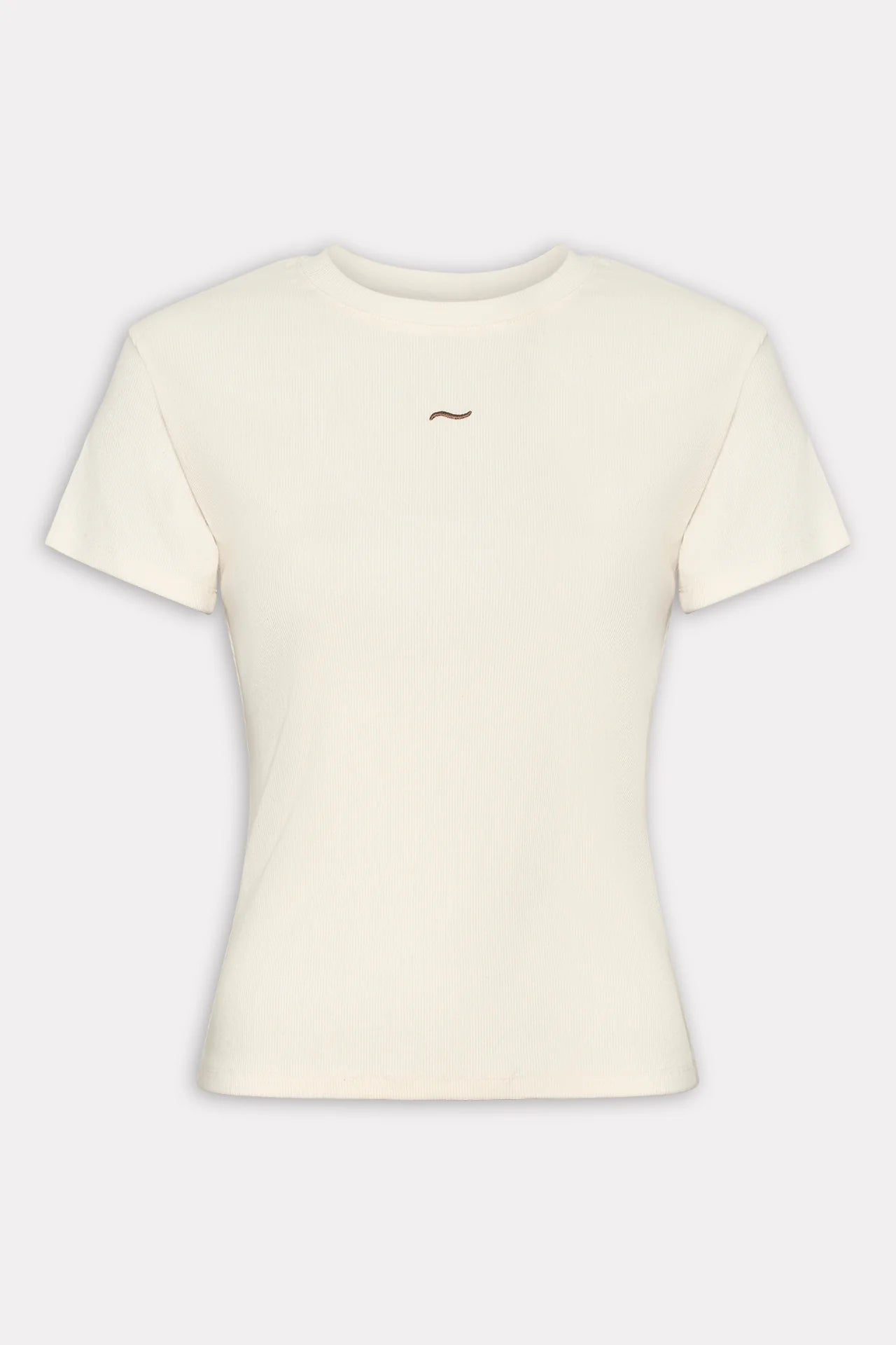 SALTFISH RIBBED TEE WHITE