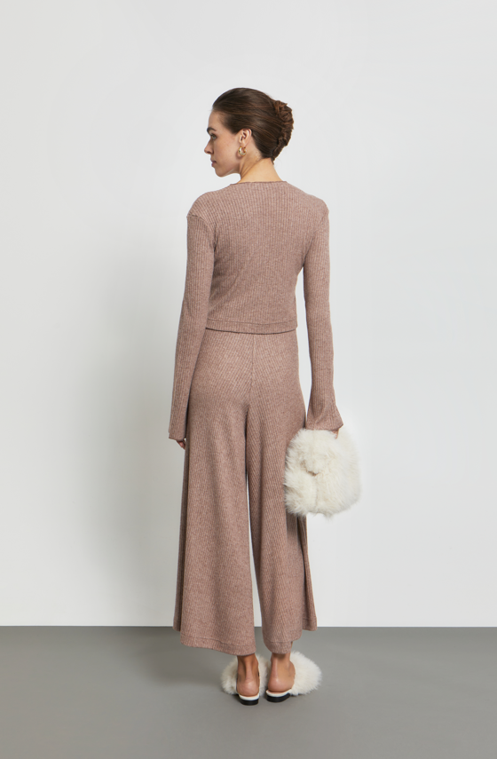 W26249 TROUSERS WITH ELASTIC WAISTBAND