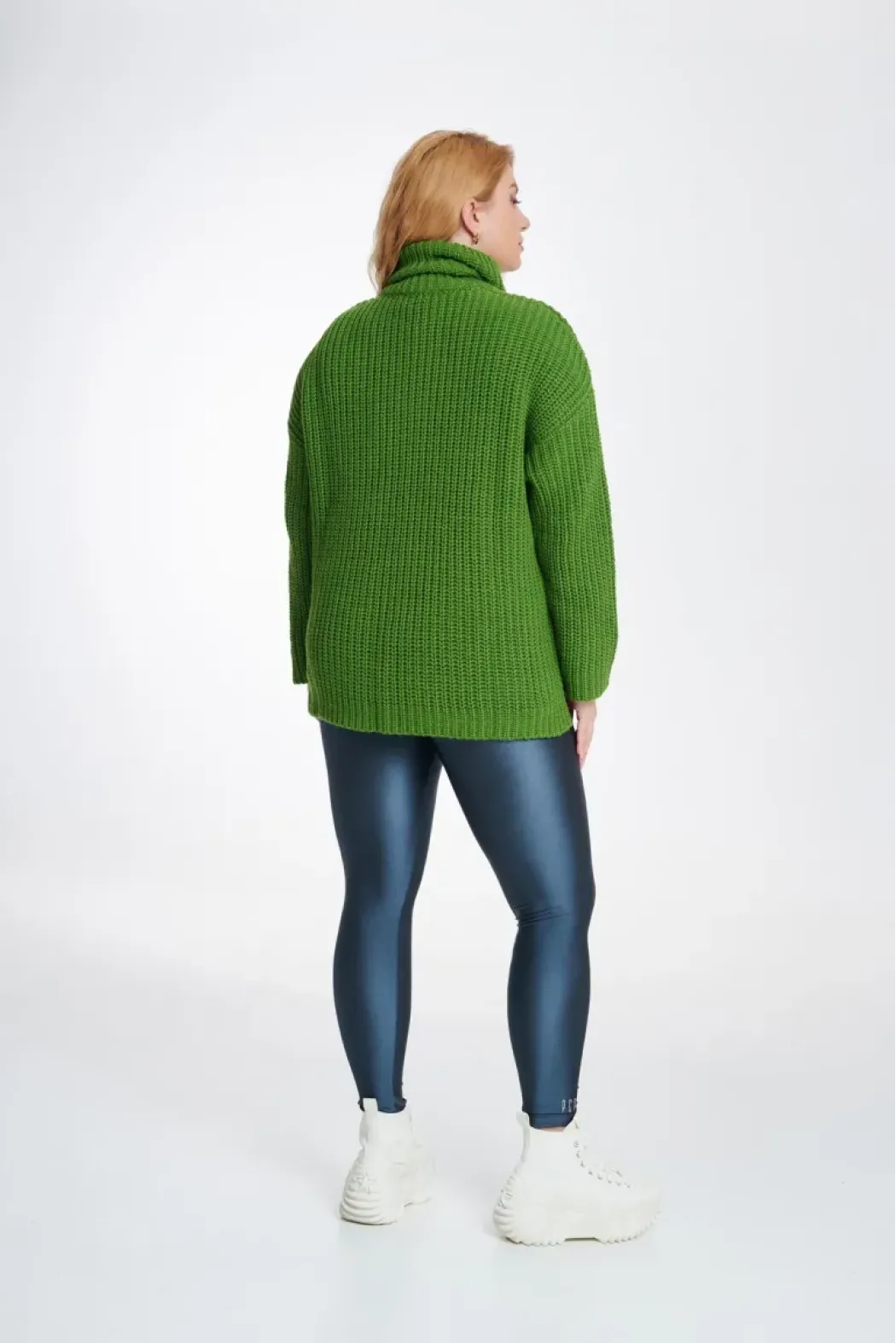 Jacqueline Shiny Curvy Leggings