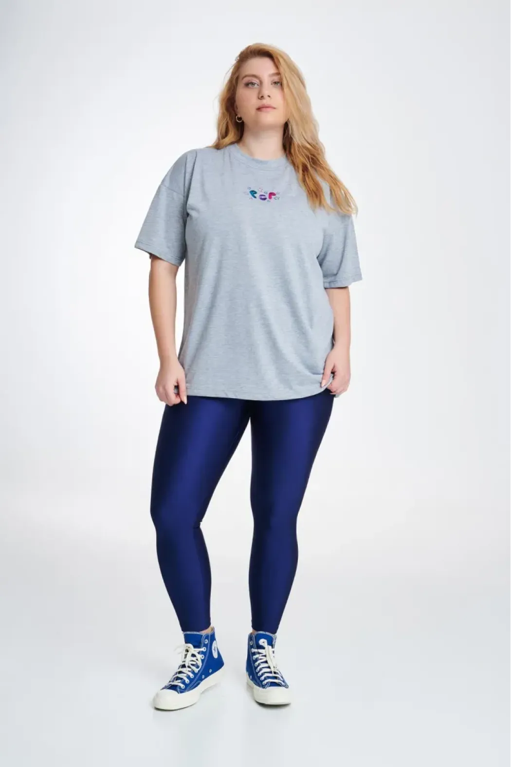 Jacqueline Shiny Curvy Leggings