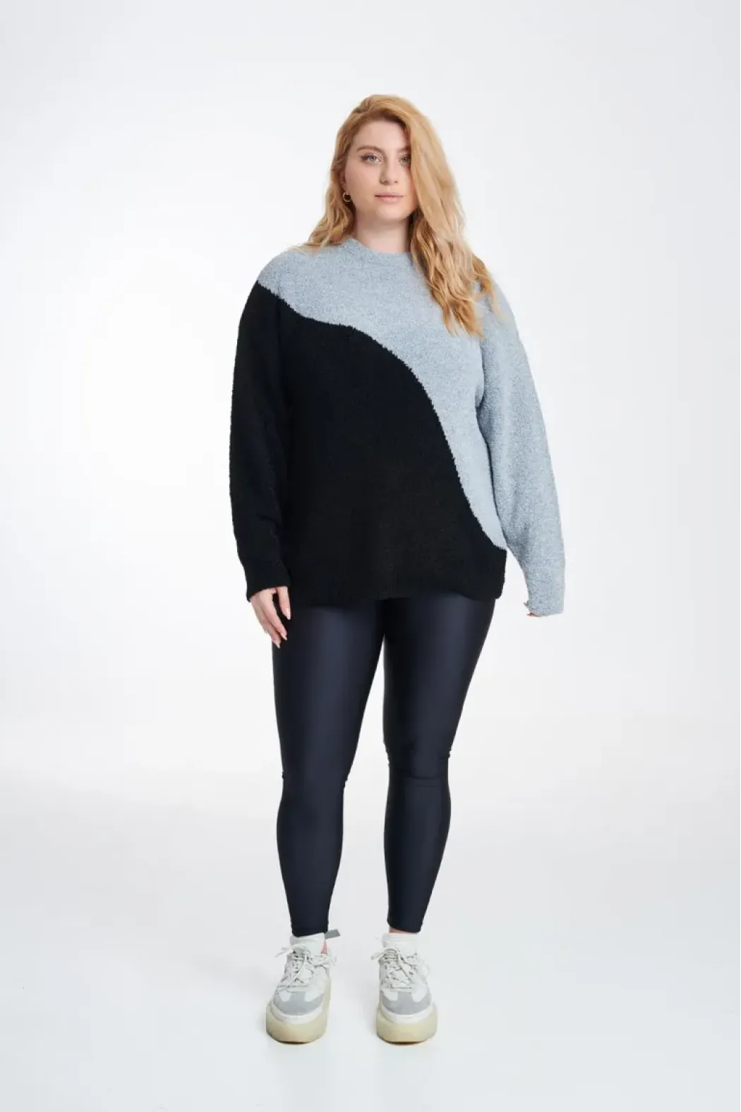 Jacqueline Shiny Curvy Leggings