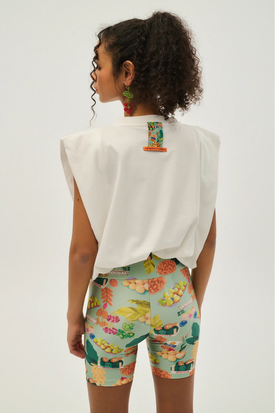 Woman Sleeveless with print - Tropical