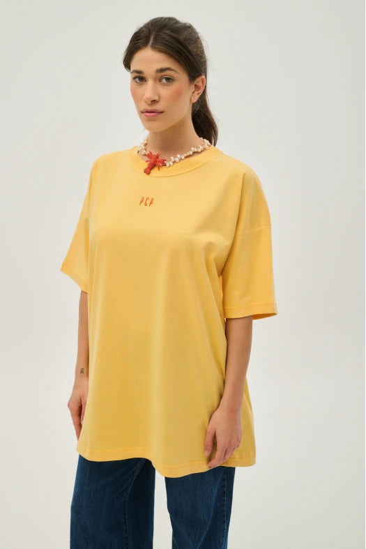 Woman T-shirt with Silk Screen Print - Paradise