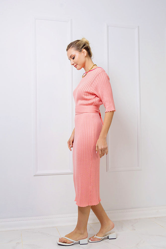 Olympia Dress (Coral)