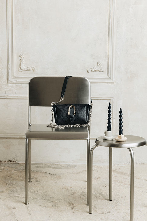 "Move" shoulder bag BLACK NICKEL