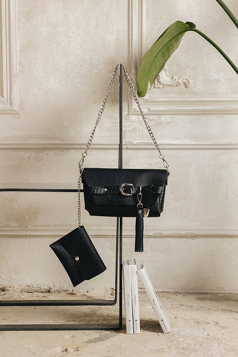 "Regret me" shoulder bag