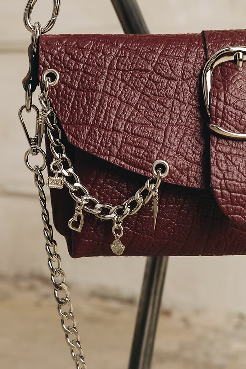 "Lovesong" shoulder bag, cherry