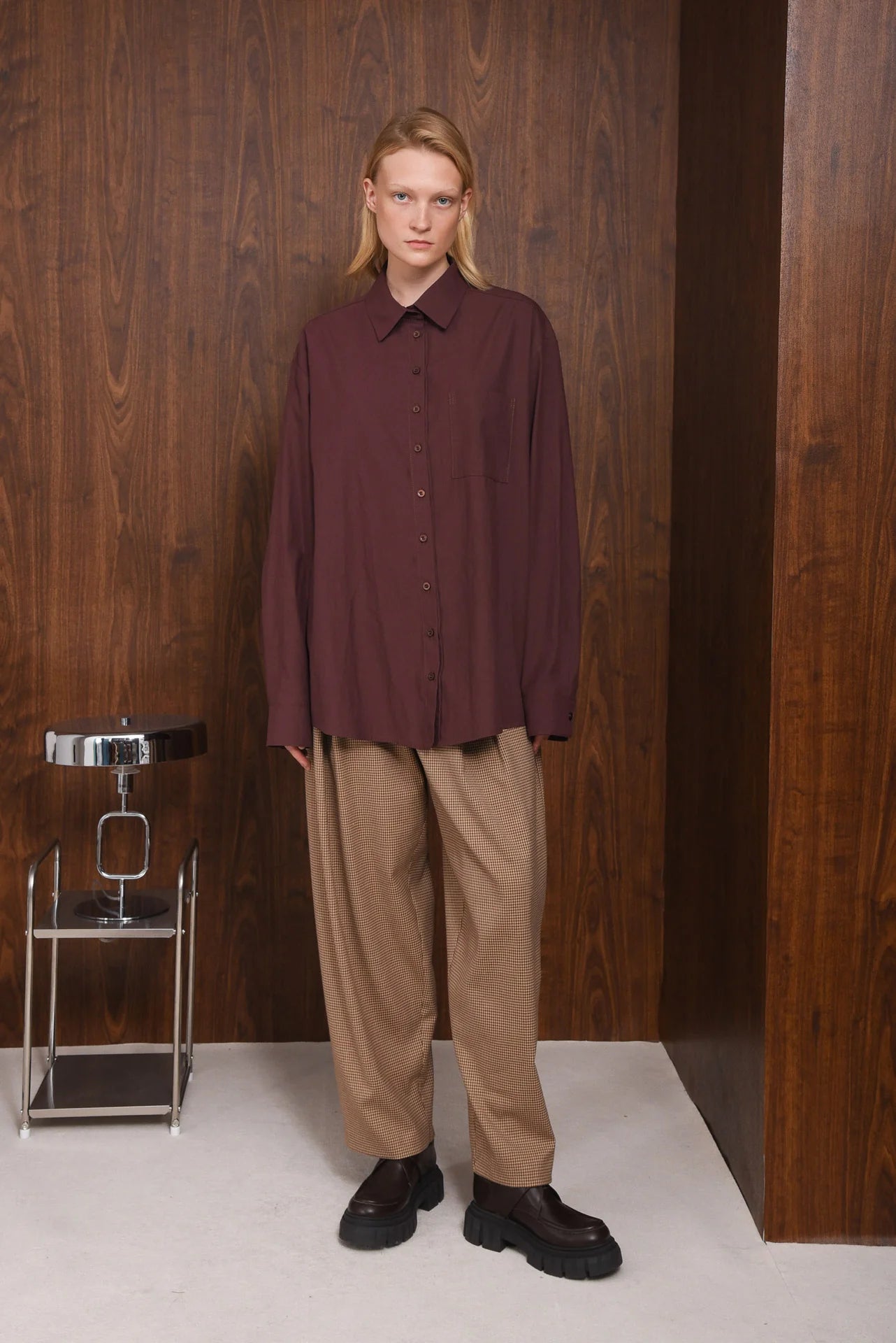 ACCEPT SHIRT BORDEAUX