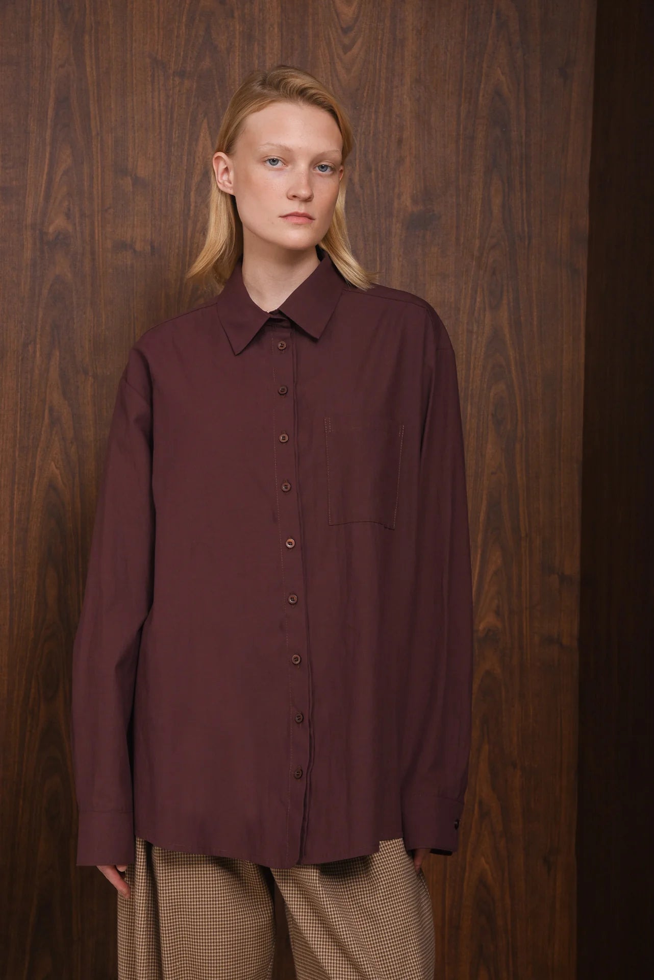 ACCEPT SHIRT BORDEAUX